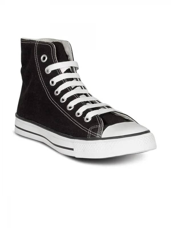 Converse Men's AS Canvas HI Black Shoe
