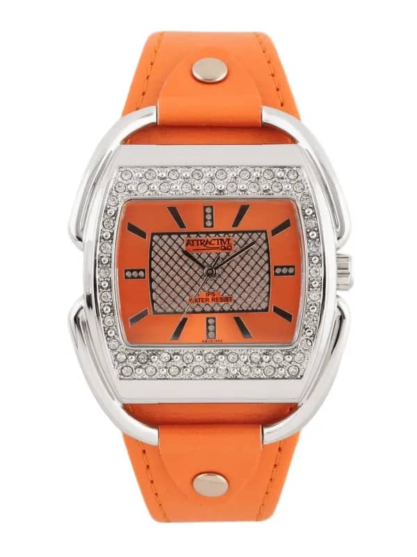 Q&Q Women Orange Watch