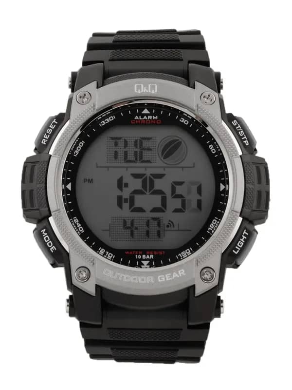Q&Q Men Black Digital Watch M119J002Y