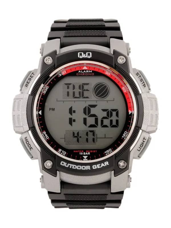 Q&Q Men Black Digital Watch M119J003Y