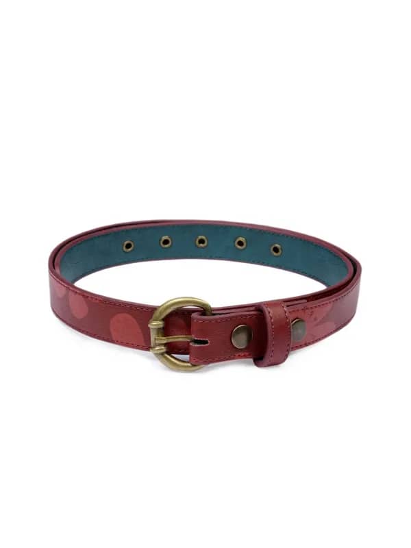 Baggit Women Flora Moly Red Belt