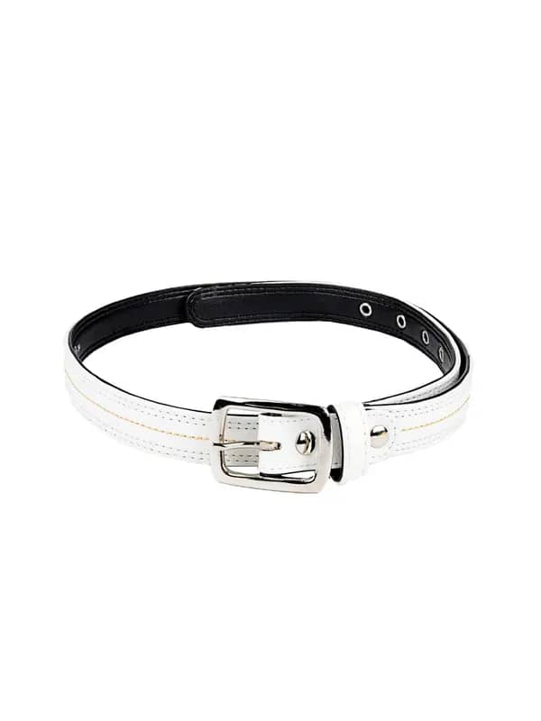 Baggit Women White Creeper Taj Belt