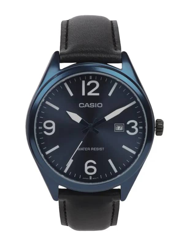 CASIO ENTICER Men Navy Dial Analogue Watch A629