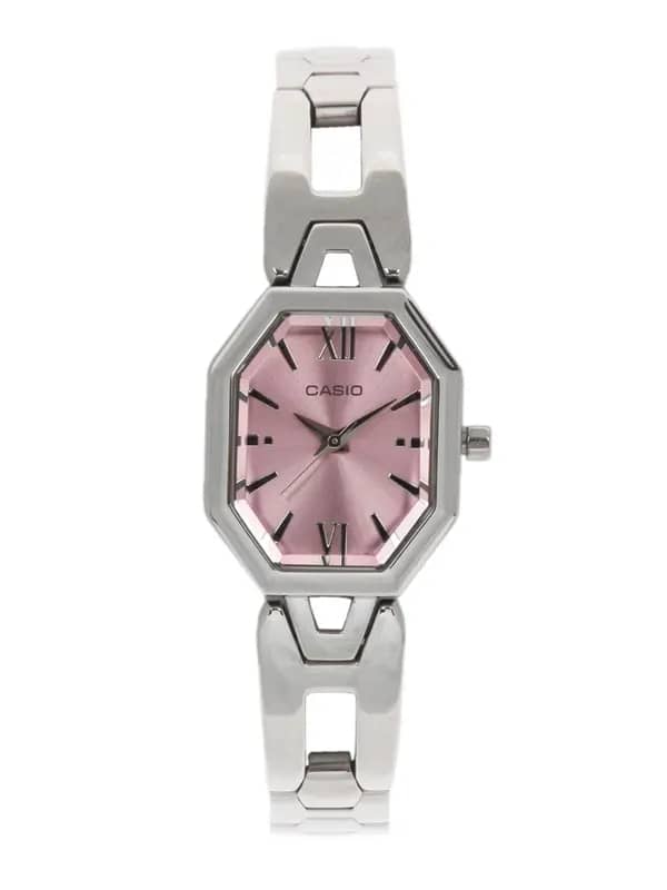 CASIO ENTICER Women Pink Dial Watch A639