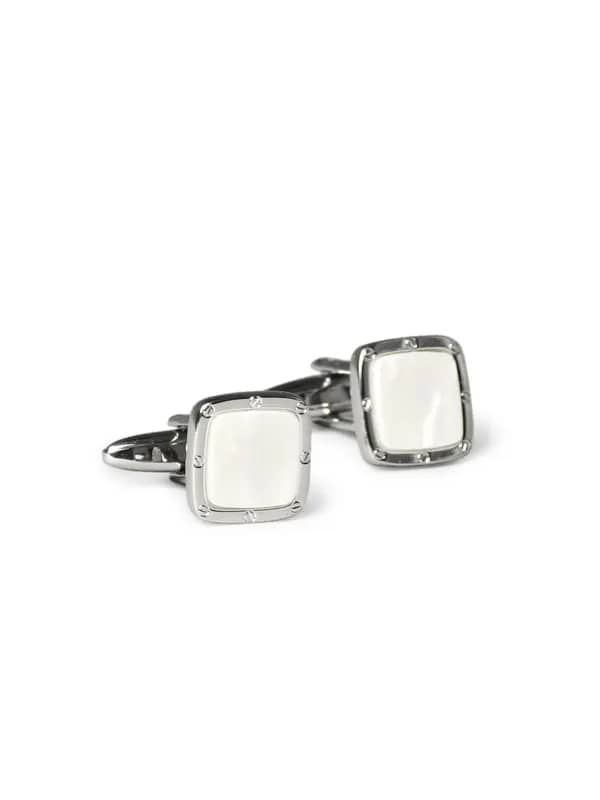 Belmonte Men White Bright Assorted Cufflinks