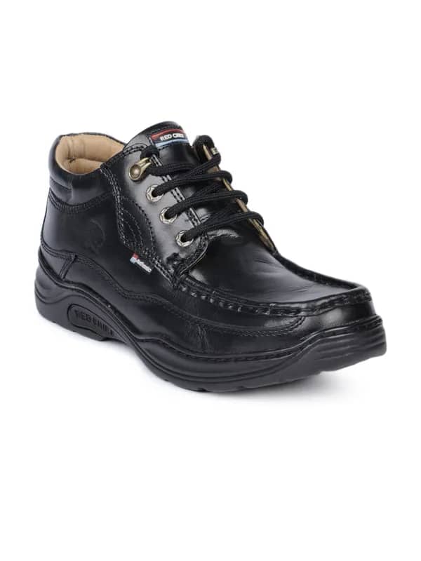 Red Chief Men Black Shoes