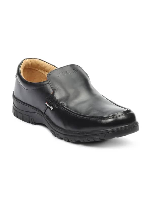 Red Chief Men Black Shoes
