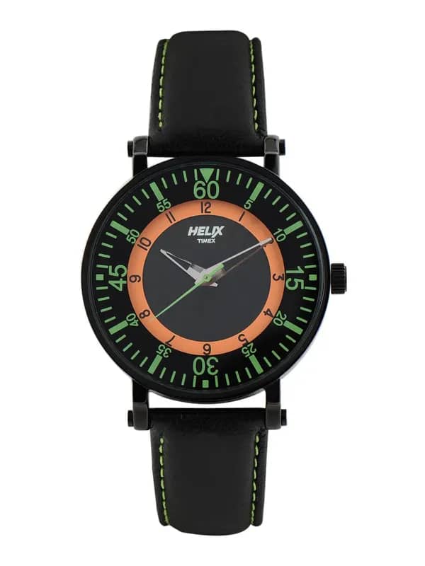 Timex Men Helix-Pop Black Dial Watch