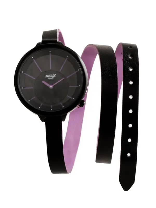 Helix Women Black Dial Watch