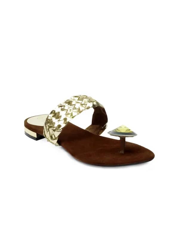 Catwalk Women Gold Flats