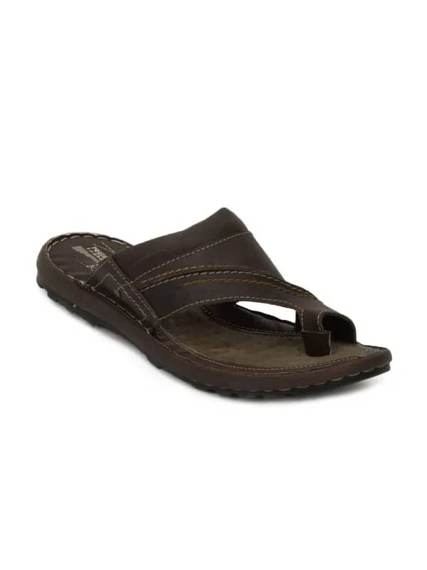 Red Tape Men Brown Sandals