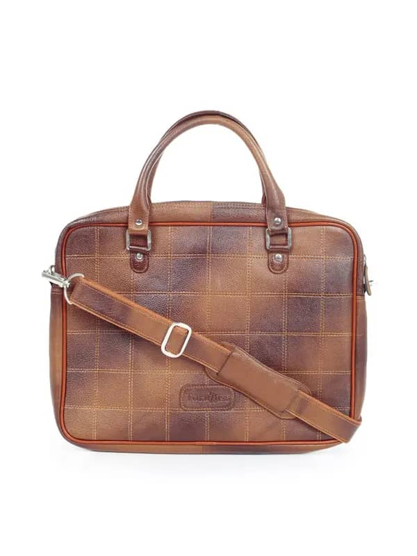 Tortoise Unisex Brown Laptop Bag