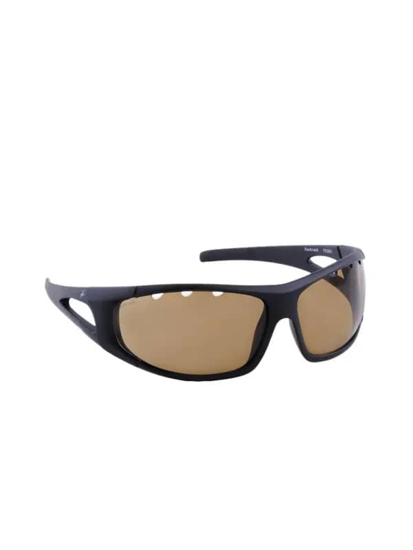 Fastrack Men Black UV Protected Sporty Sunglasses