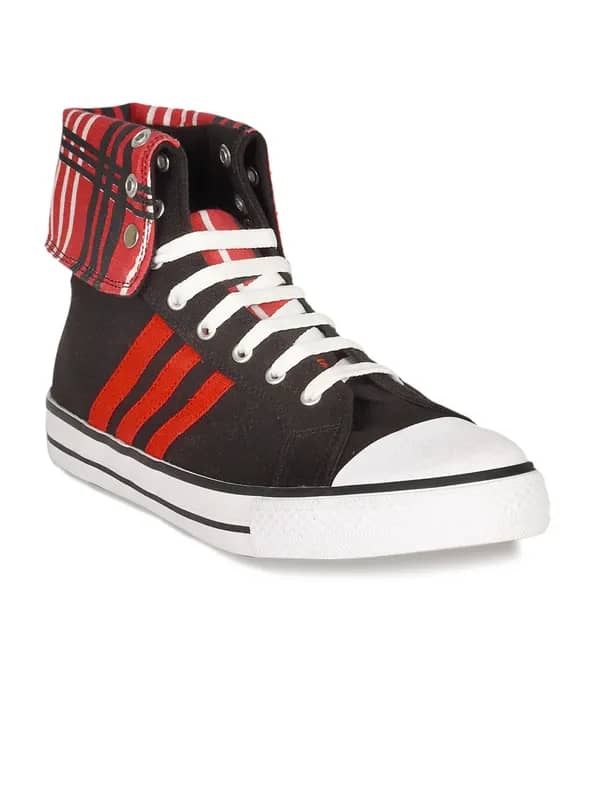 ADIDAS Men's Durante Black White Red Shoe