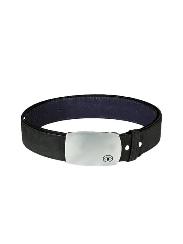 Provogue Men Black Leather Belt