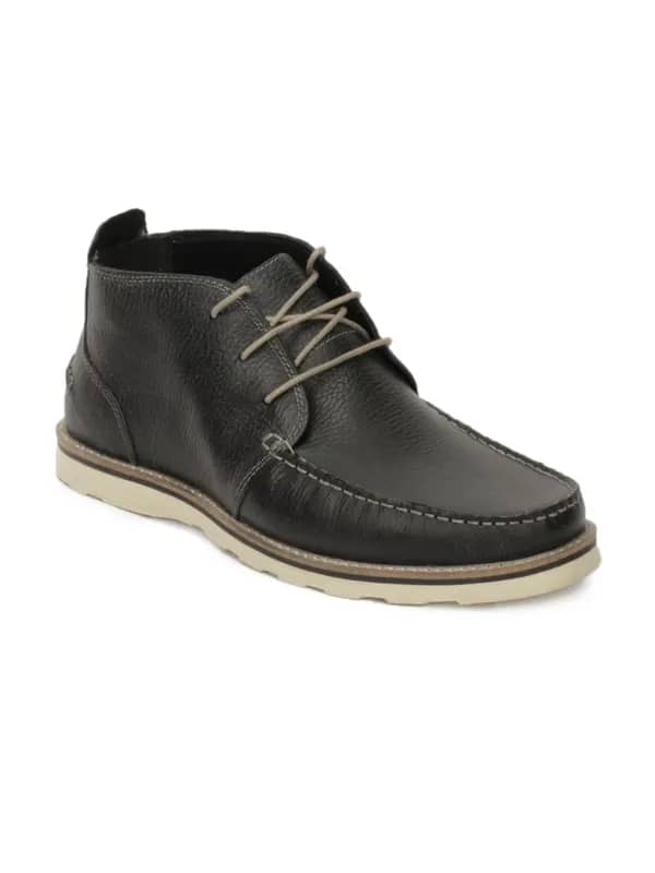 Red Tape Men Black Shoes