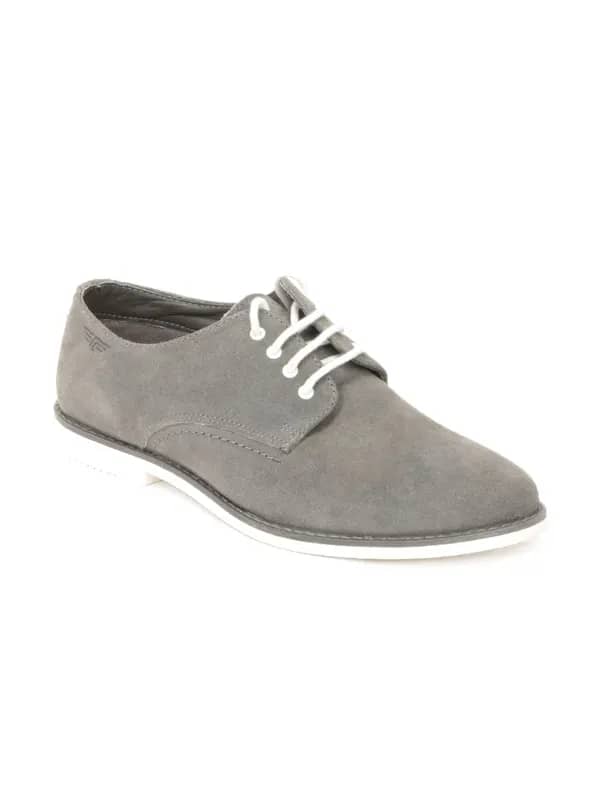 Red Tape Men Grey Shoes