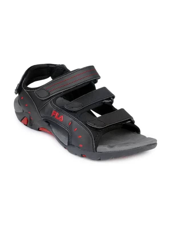 Fila Men Black & Red Picasso Sandals