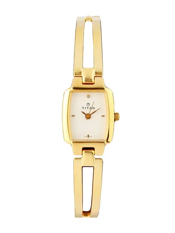 Titan Women White Dial Watch