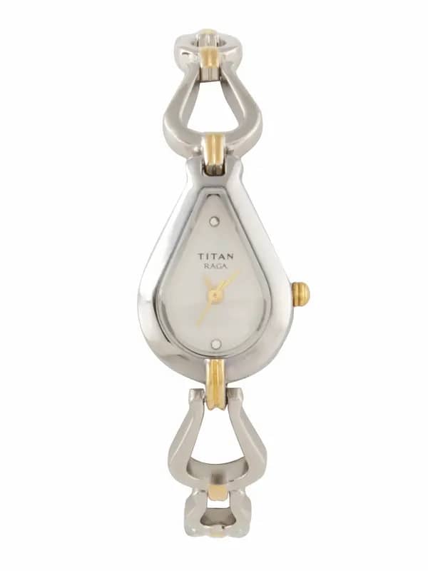 Titan Women White Dial Watch