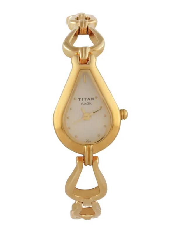 Titan Women White Dial Watch