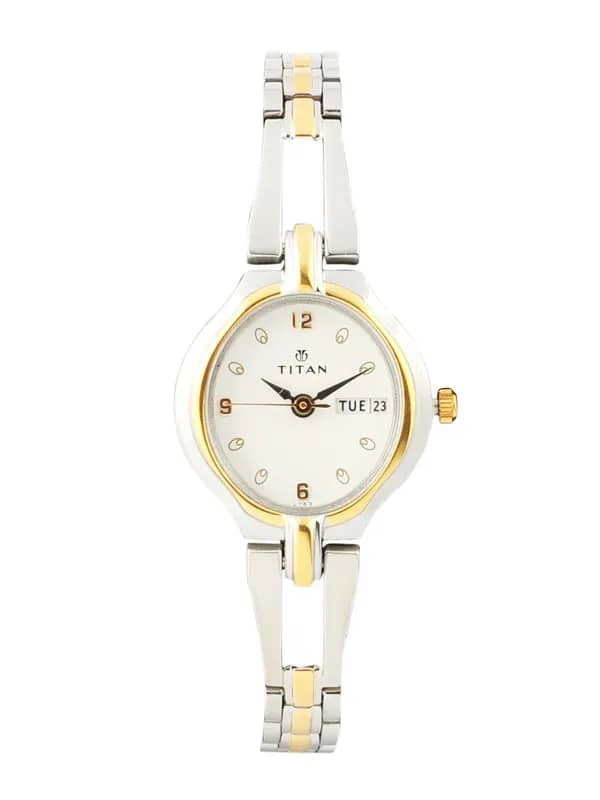 Titan Women White Dial Watch