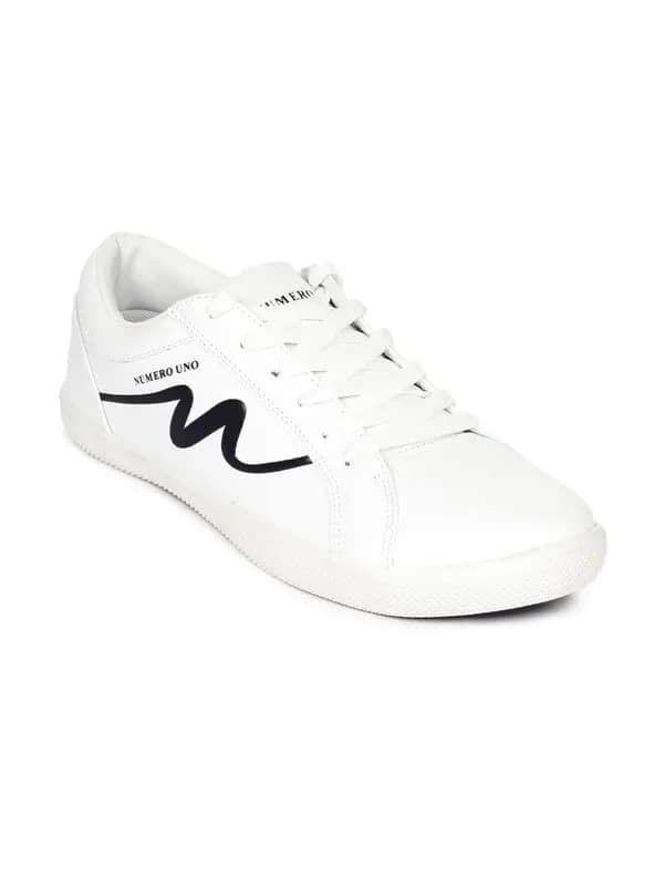 Numero Uno Men White Shoes