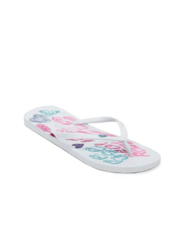 Roxy Women White Flip Flops