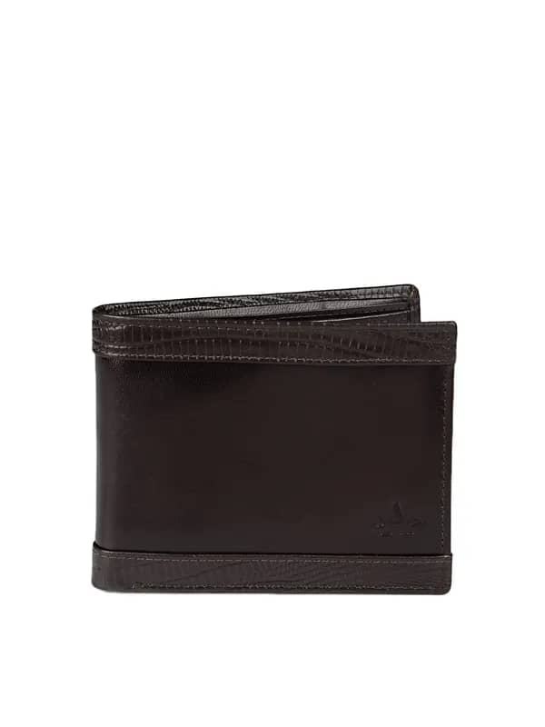Arrow Men Brown Leather Wallet