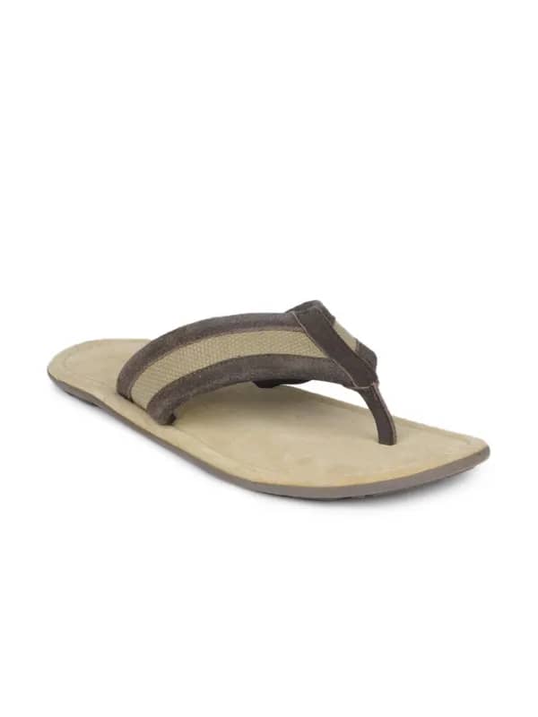 Estd. 1977 Men Beige Flip Flops