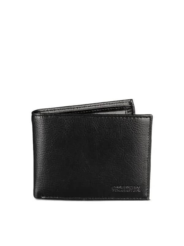 American Tourister Men Black Organisation Wallet
