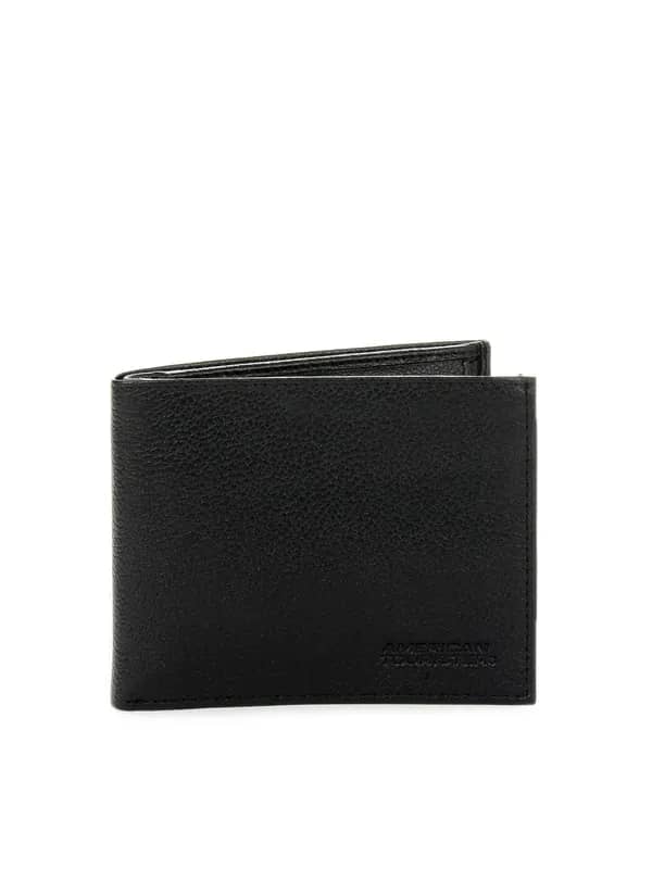 American Tourister Men Black Organiser Wallet