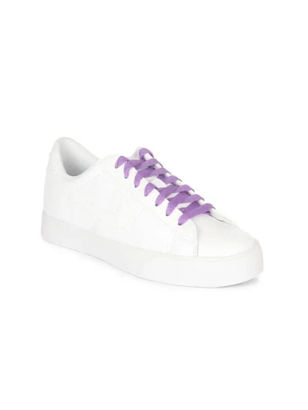 Nike Women White Sweet Classic Leather Shoes