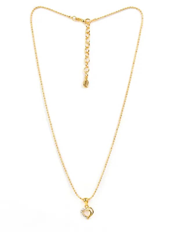 Estelle Women Gold Pendant with Chain