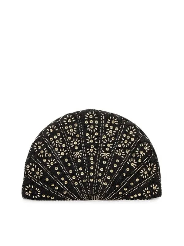 French Connection Women Black Clutch