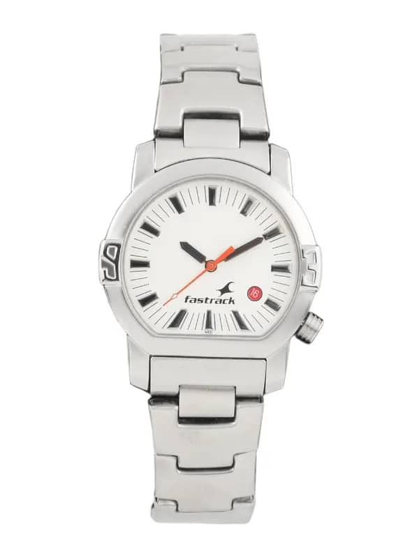 Fastrack Men White Dial Watch N1161SM03