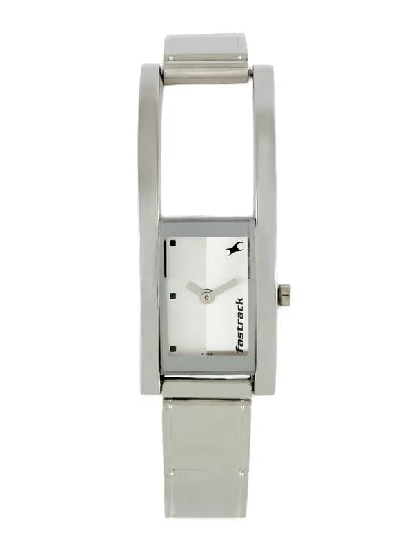 Fastrack Women Silver Dial Watch