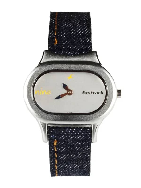 Fastrack Women Silver Dial Watch