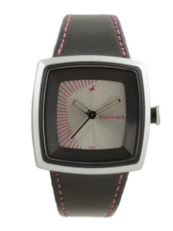 Fastrack Women Steel Dial Watch