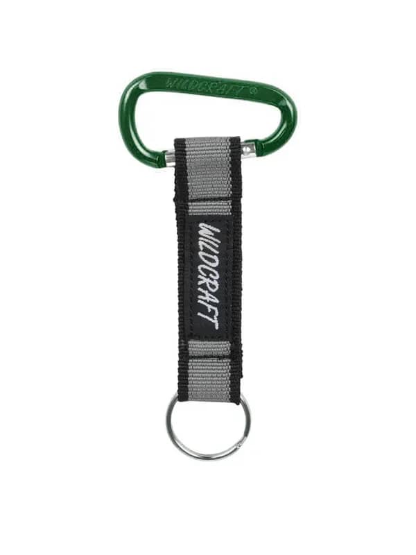 Wildcraft Unisex Black & Grey Carabiner Key Chain