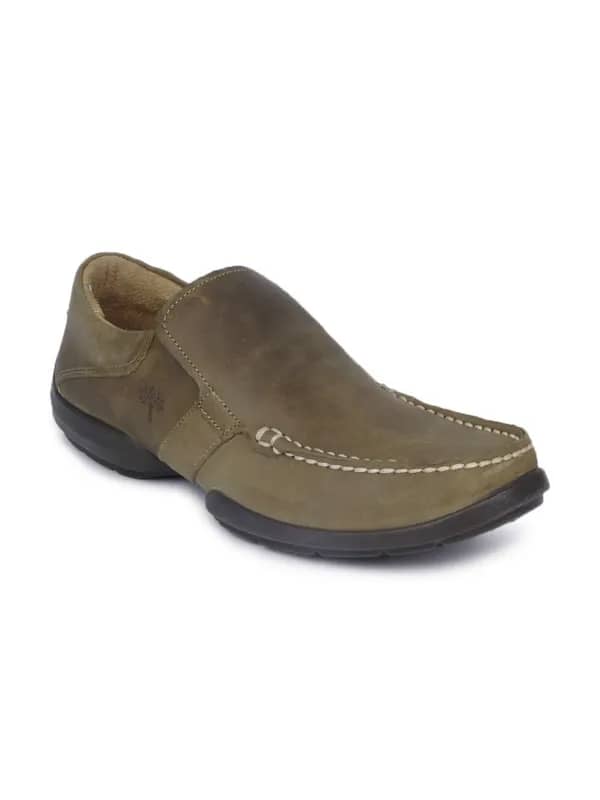 Woodland Men Khaki Shoes