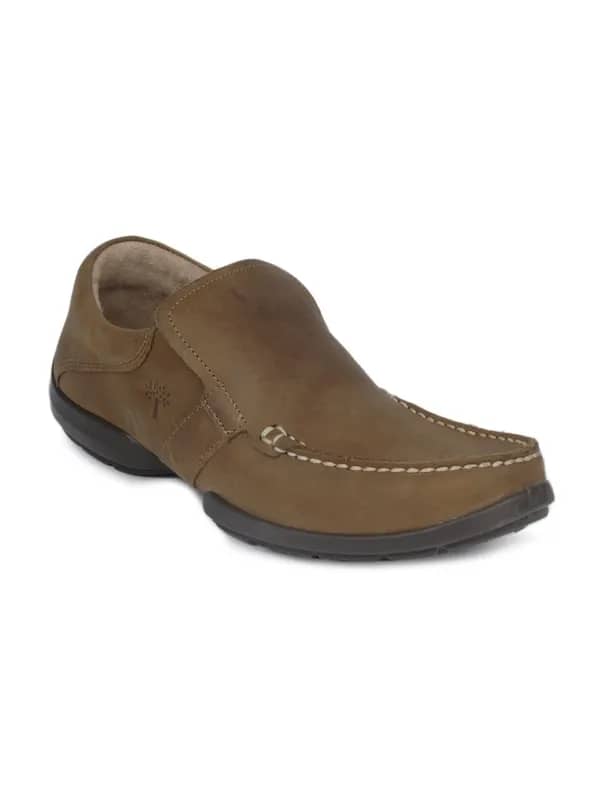 Woodland Men Khaki Shoes
