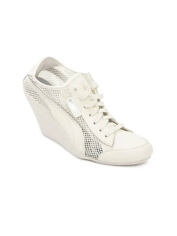 Puma Women White Karmin Heeled Shoes