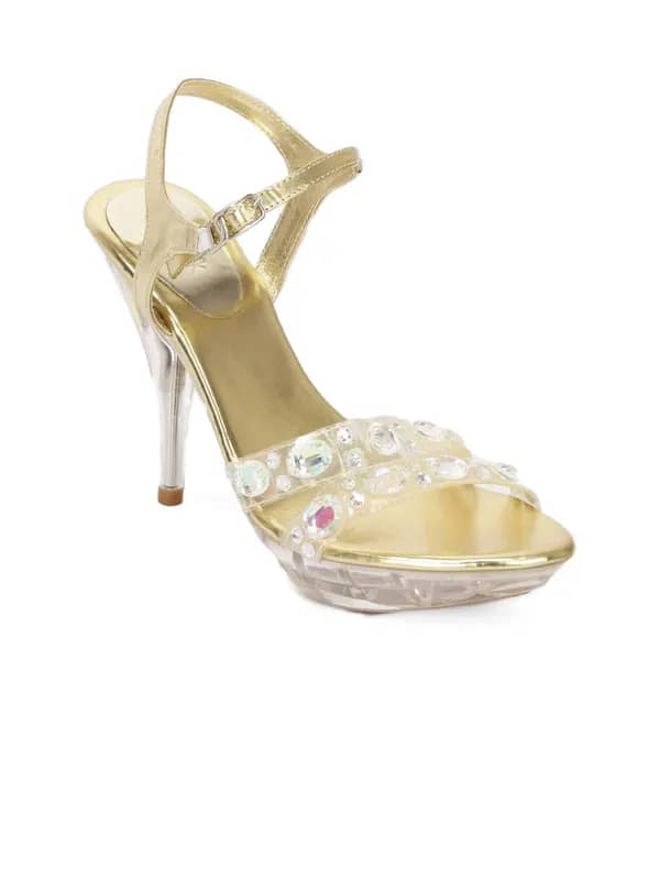 Catwalk Women Gold Heels