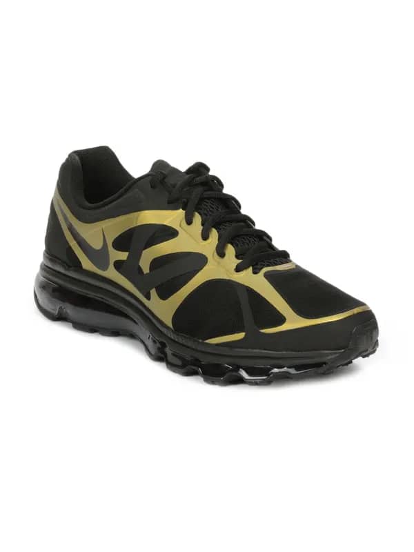 Nike Men Air Max+ 2012 Black Sports Shoes