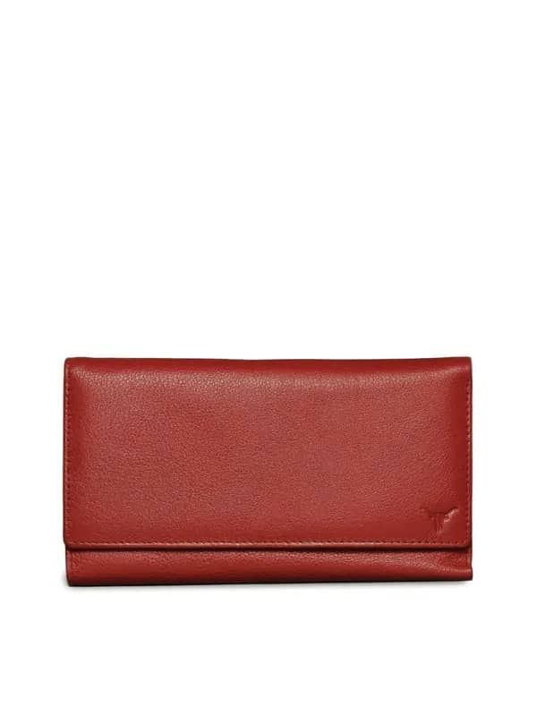 Hidekraft Women Red Wallet