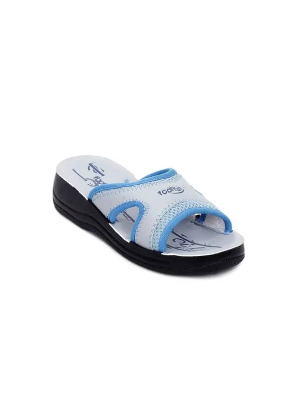 Footfun Kids Unisex Blue Sandals