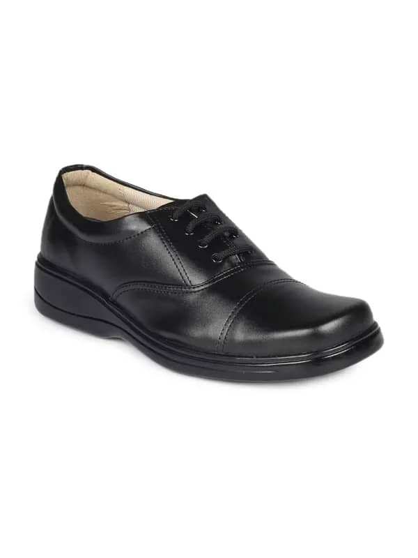 Gliders Men Black Formal Shoes