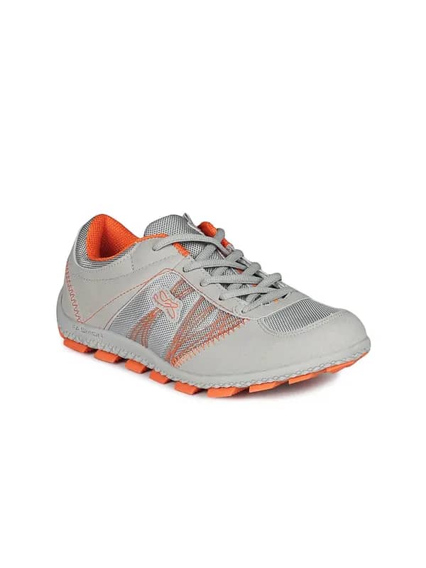 Gliders Women Grey & Orange Shoes