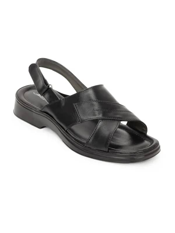 Coolers Men Black Sandals
